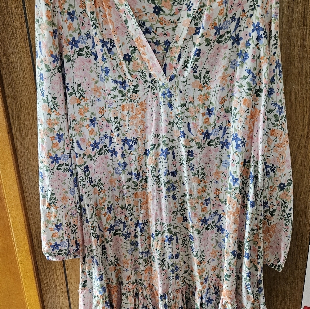 Tommy Hilfiger pastel floral print dress Size S - Picture 2 of 4